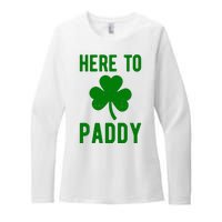 Here To Paddy St Patricks Day Womens CVC Long Sleeve Shirt