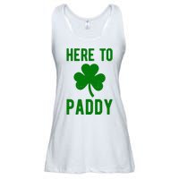 Here To Paddy St Patricks Day Ladies Essential Flowy Tank