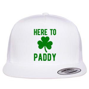 Here To Paddy St Patricks Day Flat Bill Trucker Hat