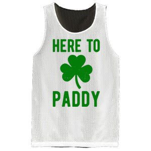 Here To Paddy St Patricks Day Mesh Reversible Basketball Jersey Tank