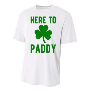 Here To Paddy St Patricks Day Performance Sprint T-Shirt