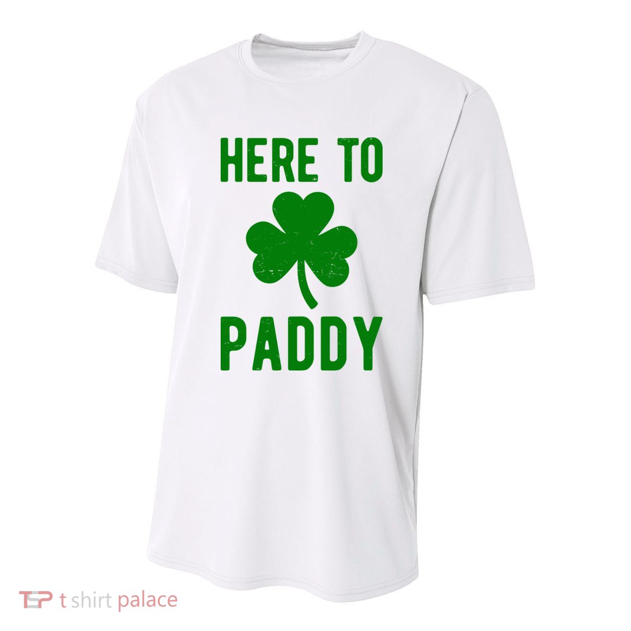 Here To Paddy St Patricks Day Youth Performance Sprint T-Shirt