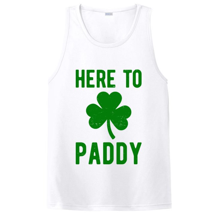 Here To Paddy St Patricks Day PosiCharge Competitor Tank