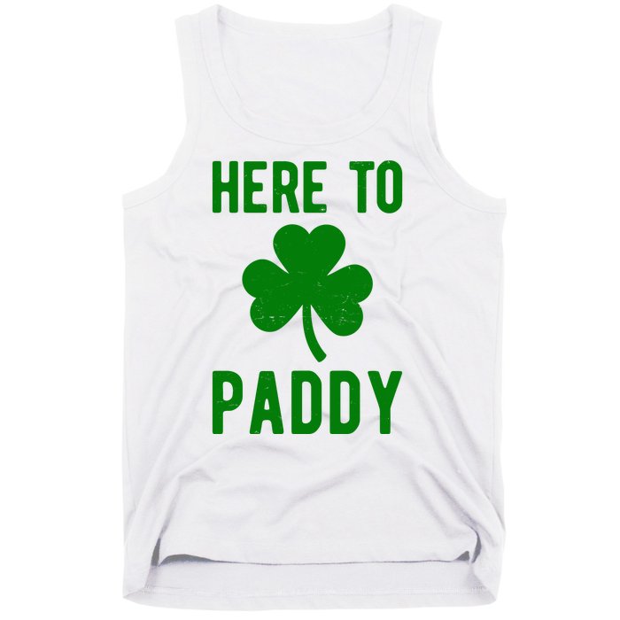 Here To Paddy St Patricks Day Tank Top