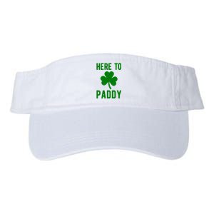 Here To Paddy St Patricks Day Valucap Bio-Washed Visor