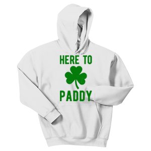 Here To Paddy St Patricks Day Kids Hoodie