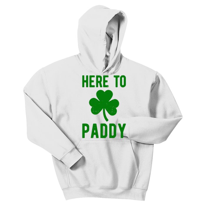 Here To Paddy St Patricks Day Kids Hoodie