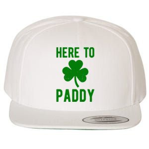 Here To Paddy St Patricks Day Wool Snapback Cap