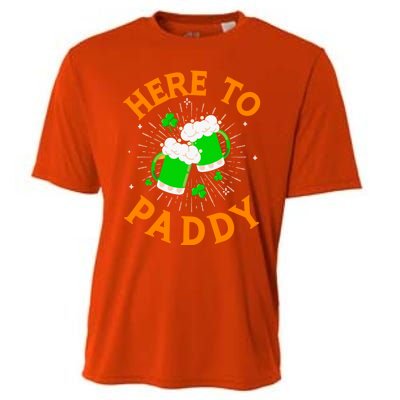 Here To Paddy Gift Cooling Performance Crew T-Shirt