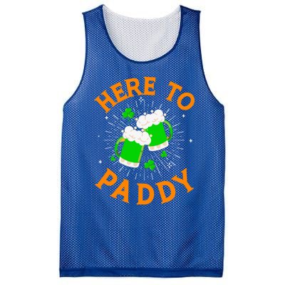 Here To Paddy Gift Mesh Reversible Basketball Jersey Tank