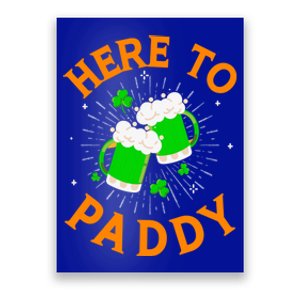 Here To Paddy Gift Poster