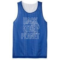 Hack The Planet Coder Gift Mesh Reversible Basketball Jersey Tank