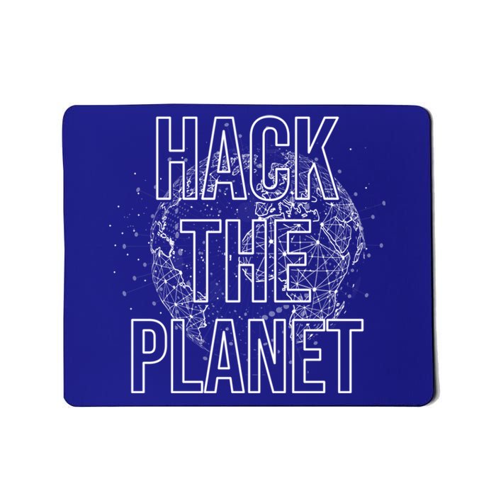 Hack The Planet Coder Gift Mousepad