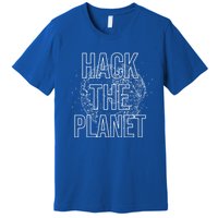 Hack The Planet Coder Gift Premium T-Shirt