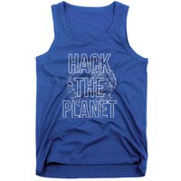 Hack The Planet Coder Gift Tank Top