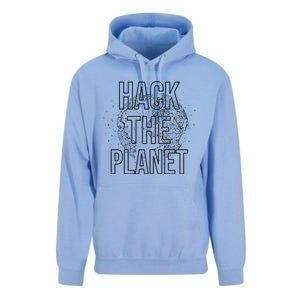 Hack The Planet Coder Gift Unisex Surf Hoodie