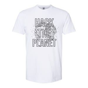 Hack The Planet Coder Gift Softstyle CVC T-Shirt