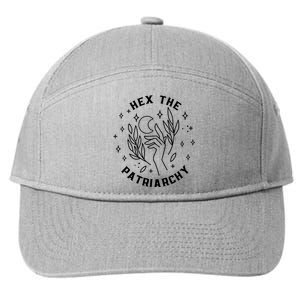 Hex The Patriarchy Halloween Gift For Feminists 7-Panel Snapback Hat