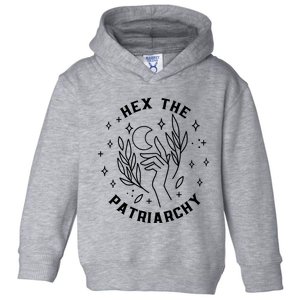 Hex The Patriarchy Halloween Gift For Feminists Toddler Hoodie