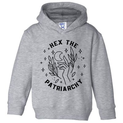 Hex The Patriarchy Halloween Gift For Feminists Toddler Hoodie