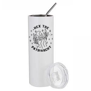 Hex The Patriarchy Halloween Gift For Feminists Stainless Steel Tumbler