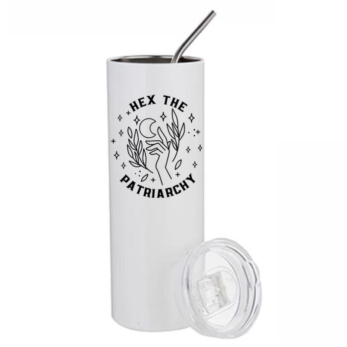 Hex The Patriarchy Halloween Gift For Feminists Stainless Steel Tumbler