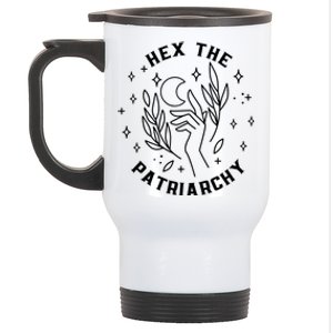 Hex The Patriarchy Halloween Gift For Feminists Stainless Steel Travel Mug