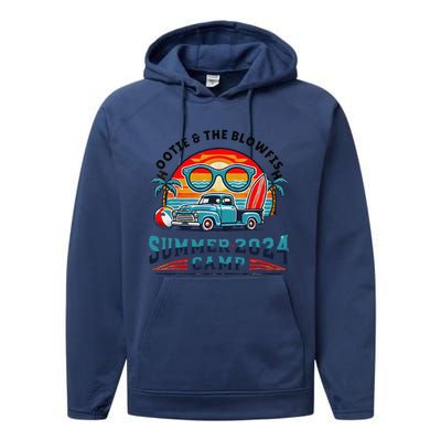 Hootie The Puffer Fish Summer 2024 Camping Gift Performance Fleece Hoodie