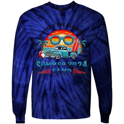 Hootie The Puffer Fish Summer 2024 Camping Gift Tie-Dye Long Sleeve Shirt