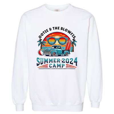 Hootie The Puffer Fish Summer 2024 Camping Gift Garment-Dyed Sweatshirt