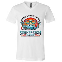 Hootie The Puffer Fish Summer 2024 Camping Gift V-Neck T-Shirt