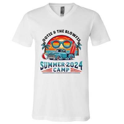 Hootie The Puffer Fish Summer 2024 Camping Gift V-Neck T-Shirt