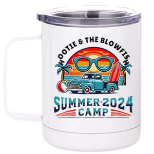 Hootie The Puffer Fish Summer 2024 Camping Gift 12 oz Stainless Steel Tumbler Cup