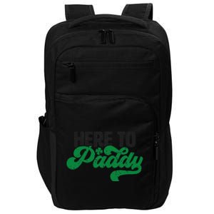 Here To Paddy Funny Saint Patrick's Day Impact Tech Backpack