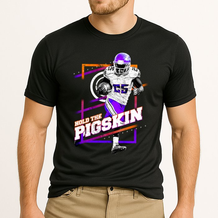 Hold The Pigskin Cooling Performance Crew T-Shirt