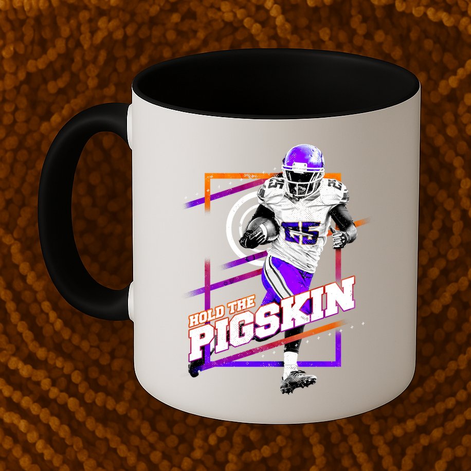Hold The Pigskin Mug