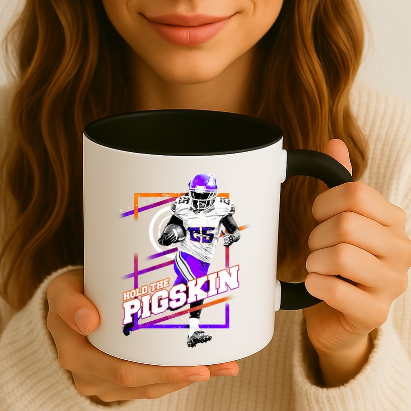 Hold The Pigskin Mug
