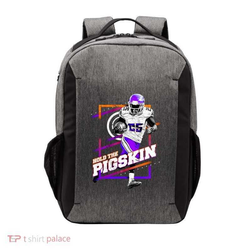 Hold The Pigskin Vector Backpack