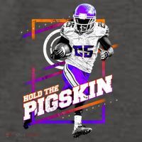 Hold The Pigskin Vector Backpack