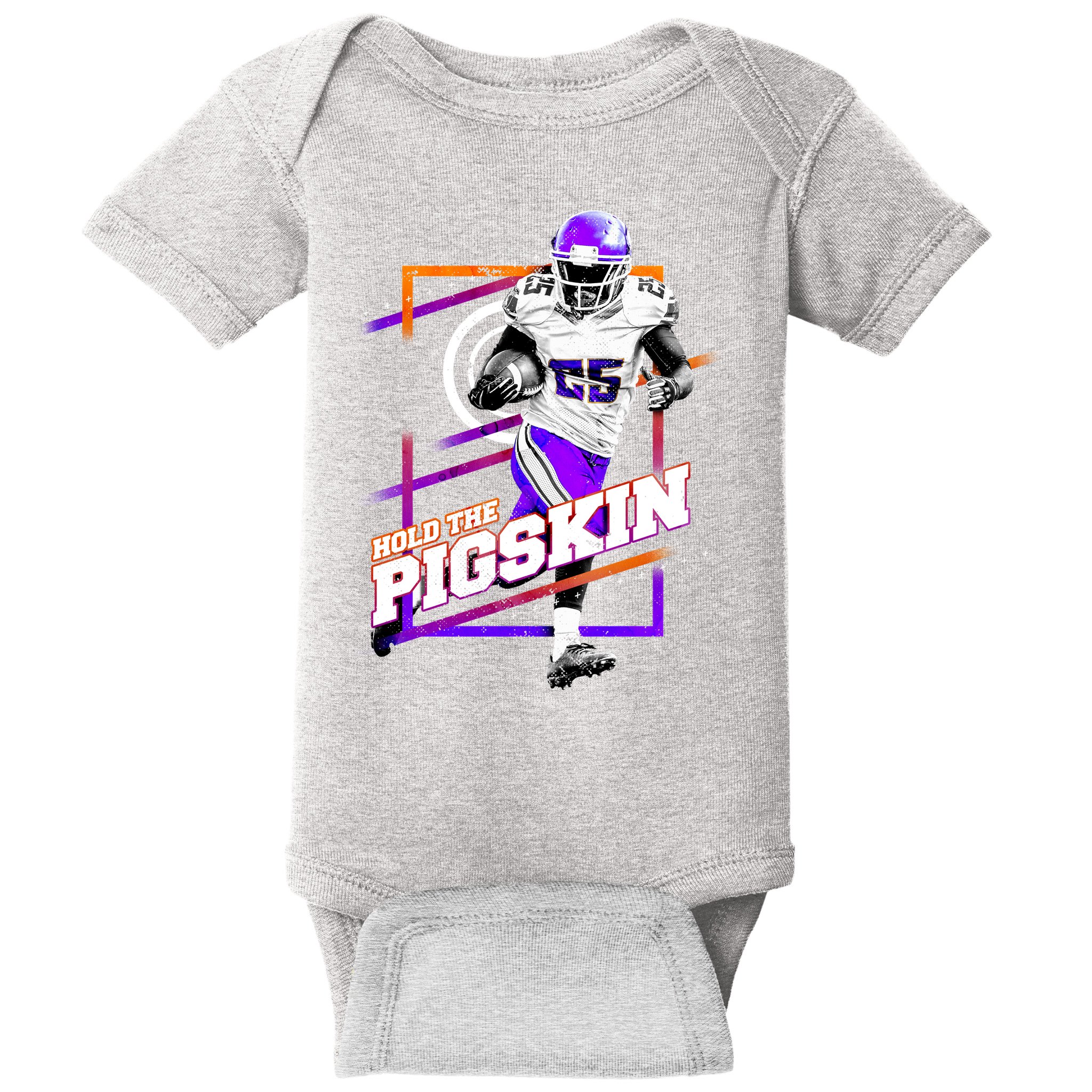 Hold The Pigskin Baby Bodysuit