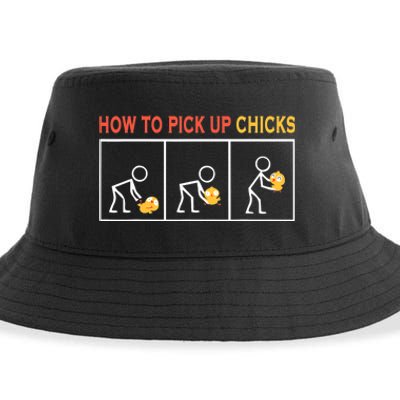 How To Pick Up Chicks Cute Pick Chicks Sustainable Bucket Hat