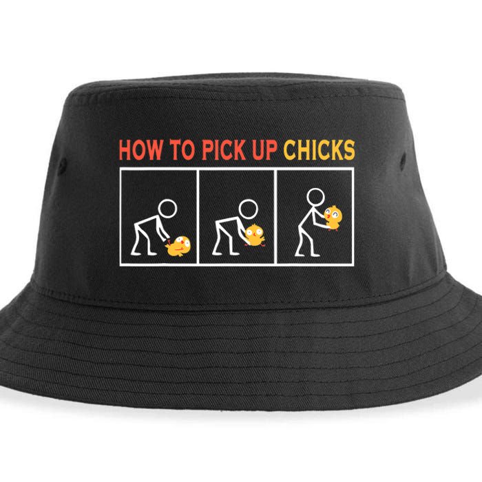 How To Pick Up Chicks Cute Pick Chicks Sustainable Bucket Hat