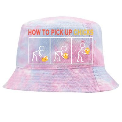 How To Pick Up Chicks Cute Pick Chicks Tie-Dyed Bucket Hat