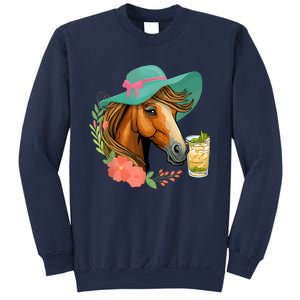 Horse Tea Party Horses Horseman Equestrian Riding Sweatshirt