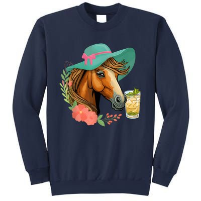 Horse Tea Party Horses Horseman Equestrian Riding Sweatshirt