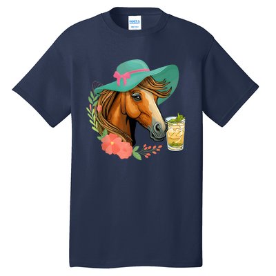 Horse Tea Party Horses Horseman Equestrian Riding Tall T-Shirt