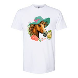 Horse Tea Party Horses Horseman Equestrian Riding Softstyle CVC T-Shirt