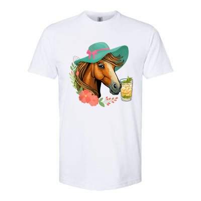 Horse Tea Party Horses Horseman Equestrian Riding Softstyle CVC T-Shirt