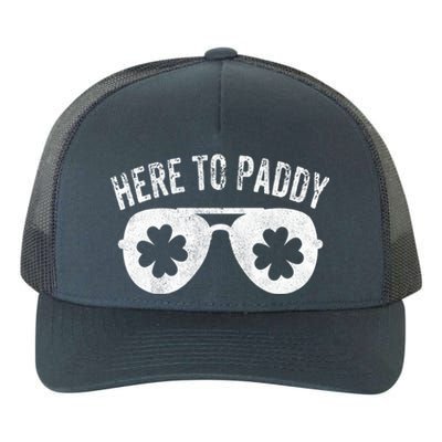 Here To Paddy St Patrick's Day Cute Funny St Paddy's Outfit Great Gift Yupoong Adult 5-Panel Trucker Hat