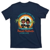 HusbandWife Travel Partners For Life Retro SummerBeach T-Shirt